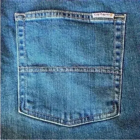 Carhartt Blaine Jean Original Fit Rugged Flex Jeans - Straight Leg Size 24W NWT - Picture 5 of 11